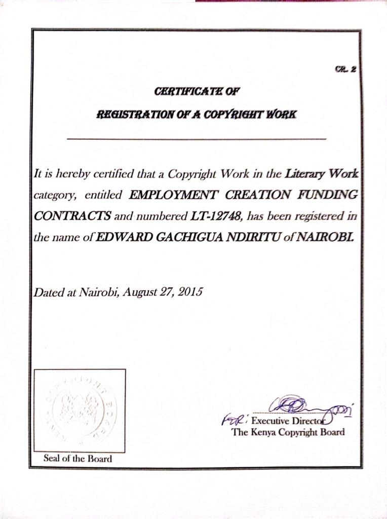 Employment Creation Funding
